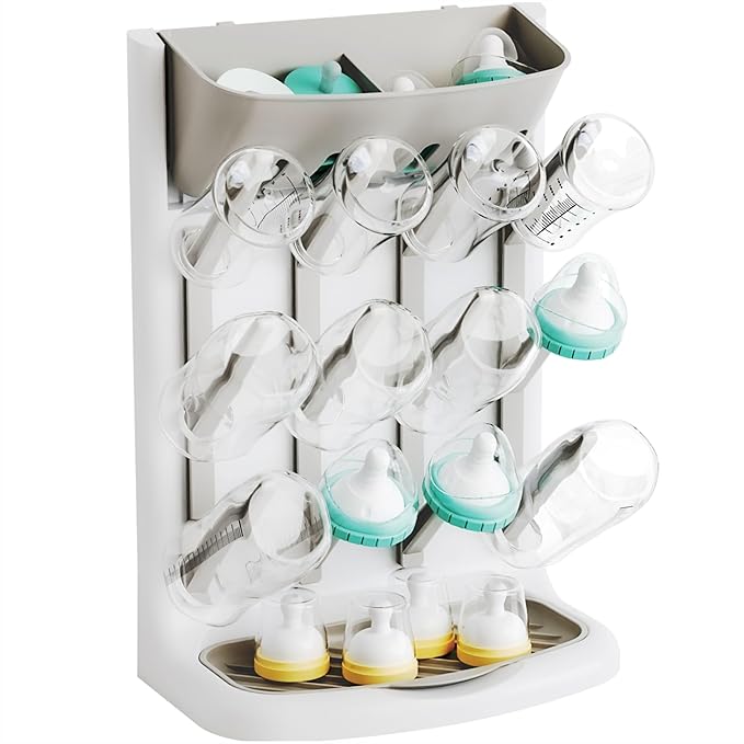 Yieach Larger Vertical Baby Bottle Drying Rack